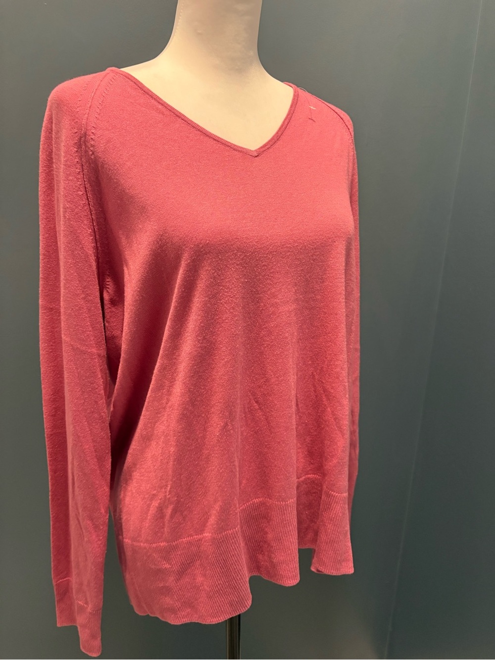 J Jill pink silk sweater Medium